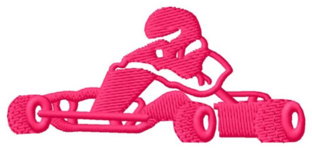 Picture of Go Kart Machine Embroidery Design