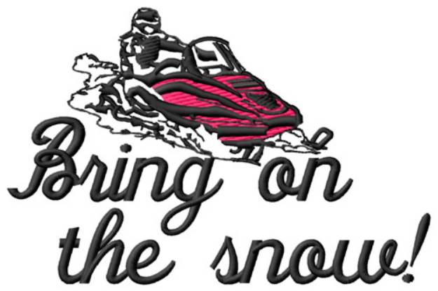 Picture of Bring on the Snow Machine Embroidery Design