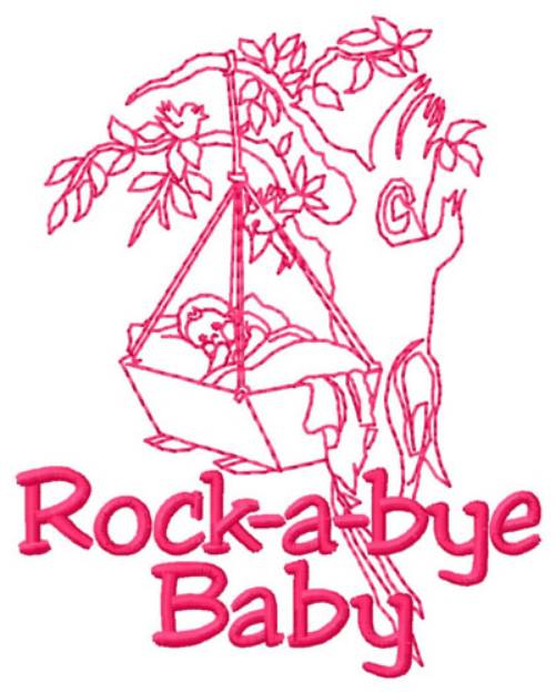 Picture of Rockabye Baby Machine Embroidery Design