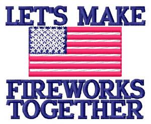 Picture of Lets Make Fireworks Machine Embroidery Design
