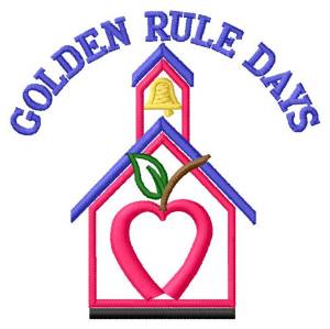 Picture of Golden Rule Days Machine Embroidery Design