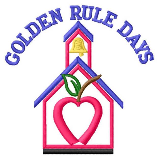 Picture of Golden Rule Days Machine Embroidery Design