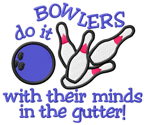 Minds In The Gutter Machine Embroidery Design
