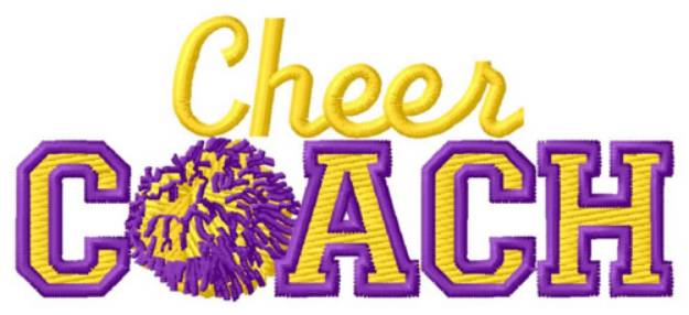Picture of Cheer Coach Machine Embroidery Design