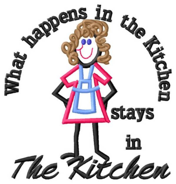 Picture of In the Kitchen Machine Embroidery Design