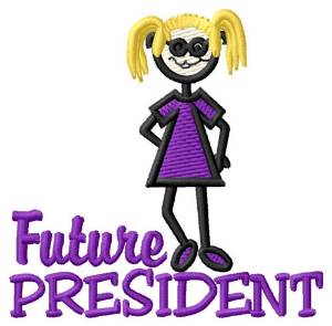 Picture of Future President Machine Embroidery Design
