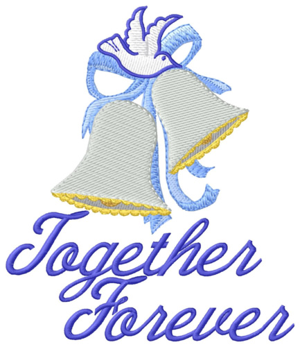 Together Forever Machine Embroidery Design
