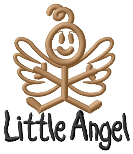 Little Angel Machine Embroidery Design
