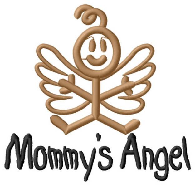 Picture of Mommys Angel Machine Embroidery Design