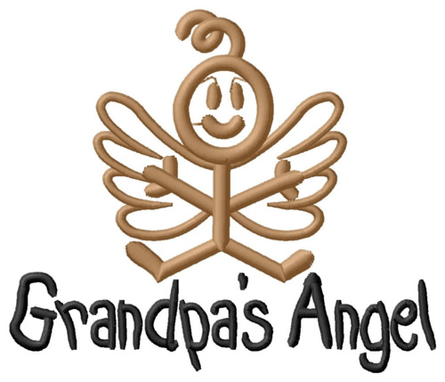 Grandpas Angel Machine Embroidery Design