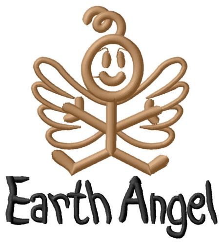 Earth Angel Machine Embroidery Design