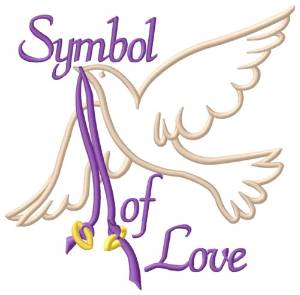 Picture of A Symbol Of Love Machine Embroidery Design