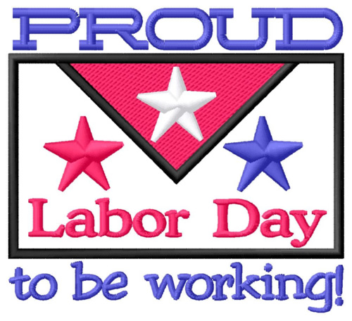 Proud Worker Machine Embroidery Design