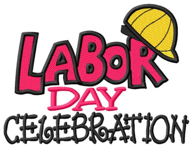 Picture of Labor Day Celebration Applique  Machine Embroidery Design