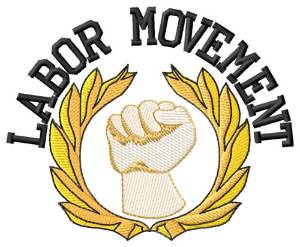 Picture of Labor Movement Machine Embroidery Design
