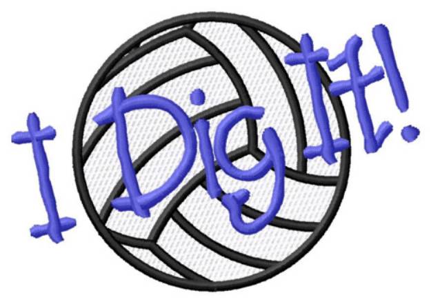 Picture of I Dig It! Machine Embroidery Design