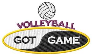 Picture of Volleyball Game Machine Embroidery Design