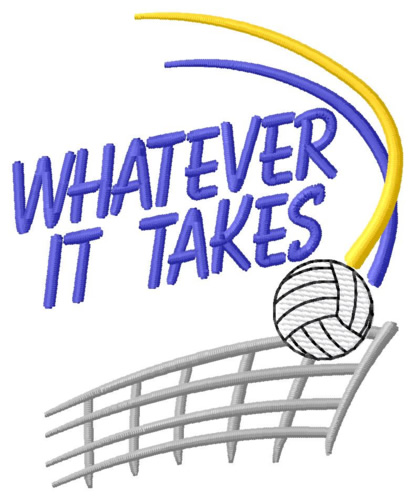 Whatever it Takes Machine Embroidery Design