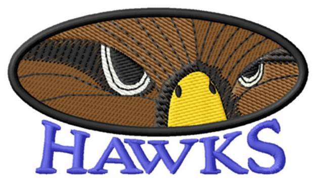 Picture of Hawks Machine Embroidery Design