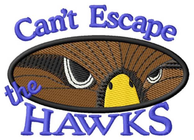 Picture of Hawk Eyes Machine Embroidery Design