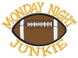 Picture of Football Monday Machine Embroidery Design