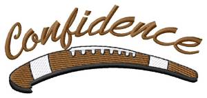 Picture of Football Confidence Machine Embroidery Design