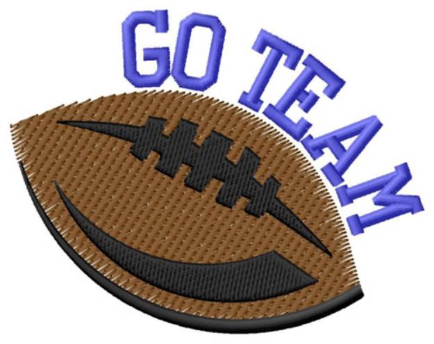 Picture of Team Football Machine Embroidery Design