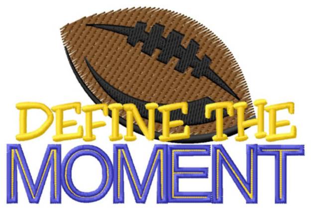 Picture of Football Moment Machine Embroidery Design
