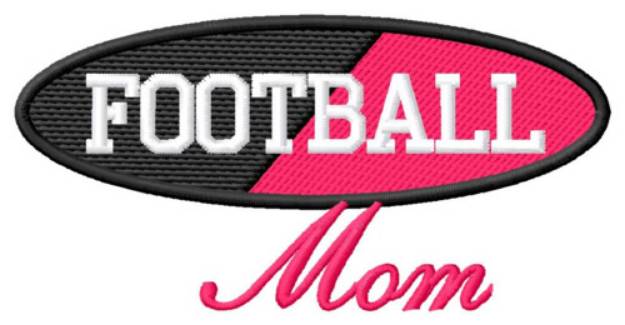 Picture of Football Mom Machine Embroidery Design