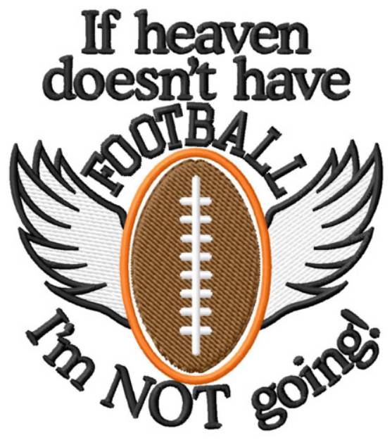 Picture of Winged Football Machine Embroidery Design