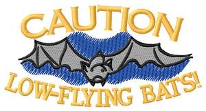 Picture of Low Flying Bats Machine Embroidery Design