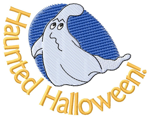 Haunted Halloween Machine Embroidery Design
