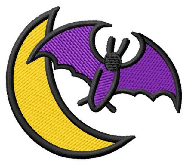 Picture of Halloween Bat Machine Embroidery Design