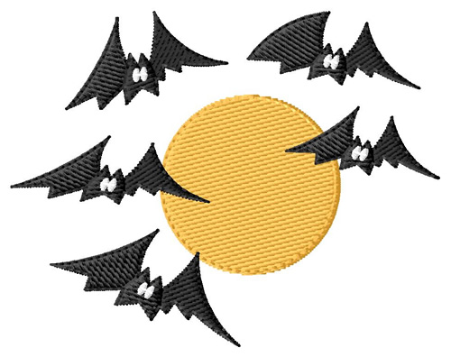 Bats Machine Embroidery Design