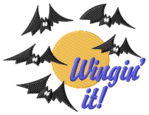 Wingin It Machine Embroidery Design