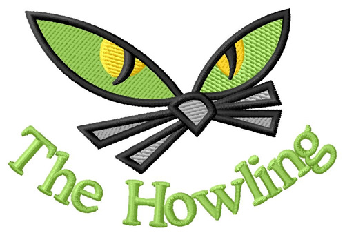 The Howling Machine Embroidery Design