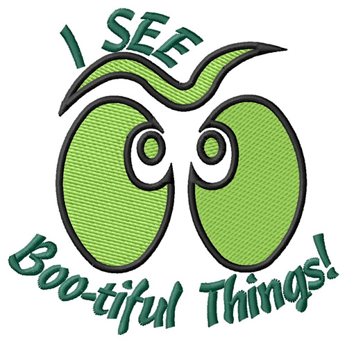 Boo-tiful Things Machine Embroidery Design