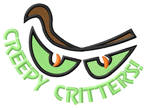 Creepy Critters Machine Embroidery Design