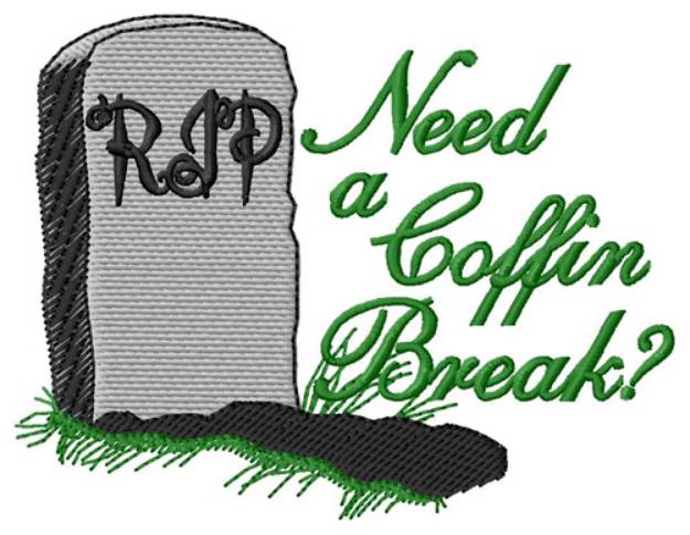 Picture of Need A Coffin Break Machine Embroidery Design