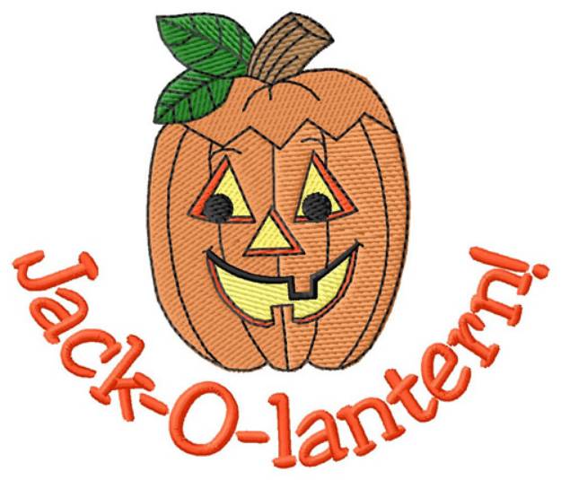 Picture of Jack-o-lantern Machine Embroidery Design