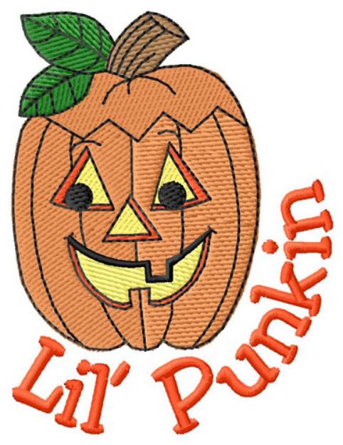Picture of Lil Punkin Machine Embroidery Design