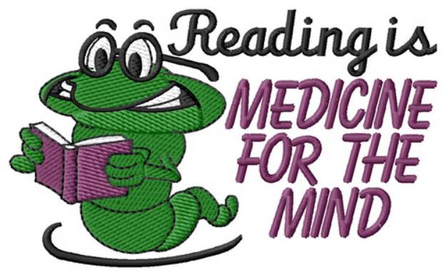 Picture of Medicine For The Mind Machine Embroidery Design