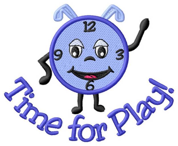 Picture of Time For Play Machine Embroidery Design
