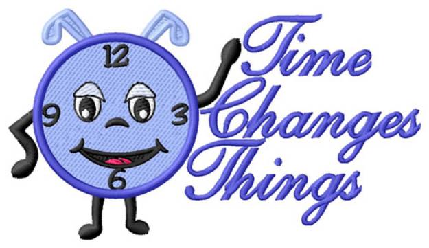 Picture of Time Changes Things Machine Embroidery Design