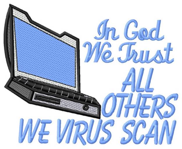 Picture of Virus Scan Machine Embroidery Design