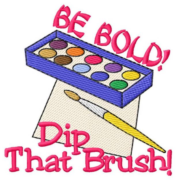 Picture of DipThat Brush Machine Embroidery Design