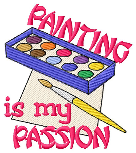 Passion Is My Passion Machine Embroidery Design