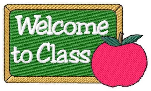 Picture of Welcome To Class Machine Embroidery Design