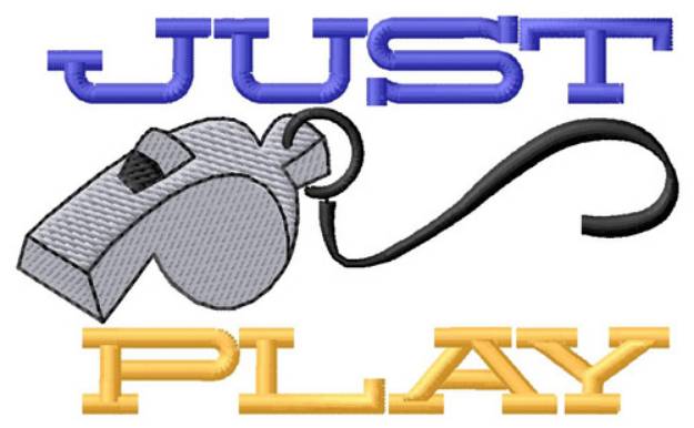 Picture of Just Play Machine Embroidery Design