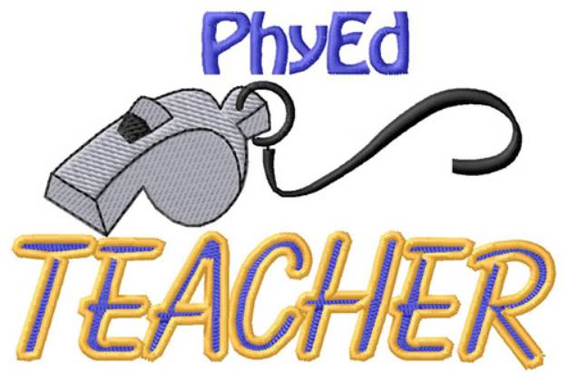 Picture of PhyEd Teacher Machine Embroidery Design